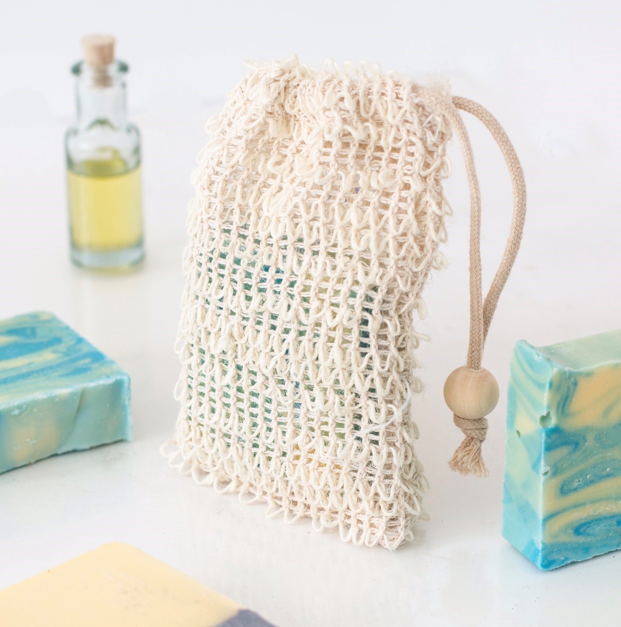 sisal bags for soap